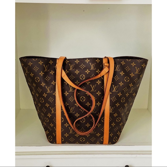 Louis Vuitton Monogram Sac Shopping Tote Bag MM - Picture 4 of 16